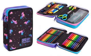 Coolpack Jumper XL - dvojité puzdro na ceruzku Dark Unicorn