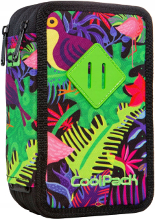 Peračník - COOLPACK Ceruzkový prípad Jumper 3 Triple B67041 Jungle
