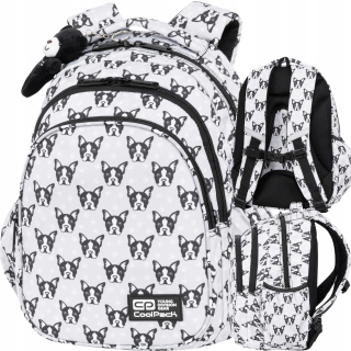 Školský batoh, taška - Coolpack Backpack Jerry 21L Francúzske Bulldogs S