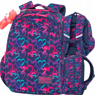 Školský batoh, taška - Coolpack Backpack Jerry 21L HEART S