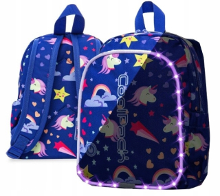 Detský batoh - COOLPACK BACKPACK LEDPACK detské sviečky jednorožca