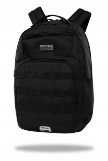 Školský batoh, taška - COOLPACK Vojenské batoh Army BKACK C39258 BLACK