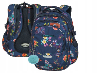 Školský batoh, taška - Coolpack Youth Bathpack pre dievčatá motýle