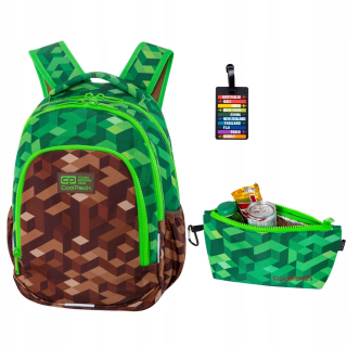 Školský batoh, taška - COOLPACK BACKPACK PRIME CITY JUNGLE C25199 Pixele
