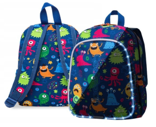 Detský batoh - Coolpack batoh predškolák ledpack monštrá