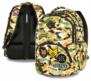 Školský batoh, taška - Coolpack School Batchpack Bentley Moro Camouflage 6109