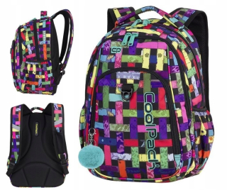 Školský batoh, taška - COOLPACK ŠKOLY BACKPACK Strike Stupeň Grid 87889