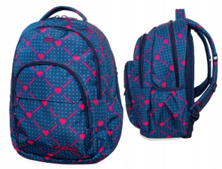 Školský batoh, taška - Coolpack School Bathpack Light Girl Heart 09