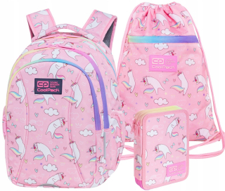 Školský batoh, taška - Coolpack Backpack Tornister Joy-S Pink Dream 3elXX