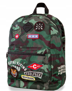 Školský batoh, taška - COOLPACK Školský batoh pre tínedžerov CAMO CAMOUFLAGE