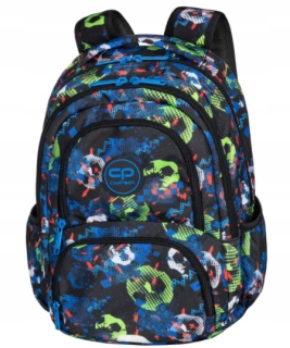 Školský batoh, taška - Coolpack Spiner M Školské batoh 24L Futbal Blue