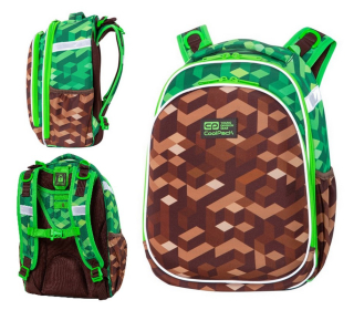 Školský batoh, taška - BATOHY TORNISTER COOLPACK pre chlapcov MINECRAFT