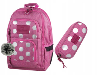 Sada batoh pre mládež Coolpack + pero s dvoma priehradkami + pumpa