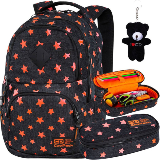 Školská taška - batoh, set, zostava - Coolpack School set Backpack ceruzky prípad