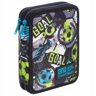 Peračník - COOLPACK XL Puzdro ceruzky s futbalovým vybavením