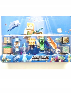 MINECRAFT  - CREEPER MINECRAFT SET MINECRAFT 10EL FIGURINES.