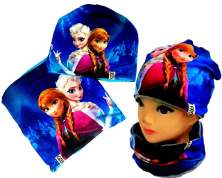 Elsa Frozen - Cap + Chimney Anna Elsa mrazená krajina ľadu 54 56