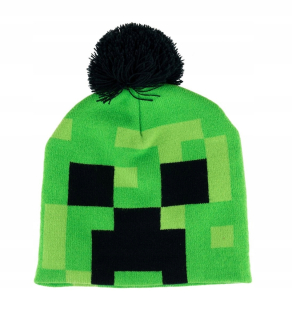 MINECRAFT - Zimný klobúk minecraft pre creeper hry ventilátor