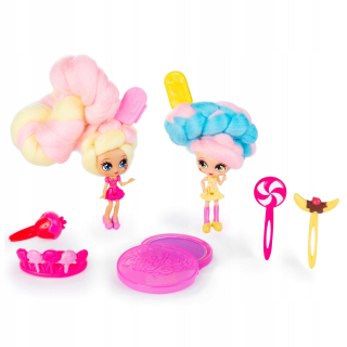 Candylocks - Candylocks 2 bábiky voňavé vlasy jahody banán