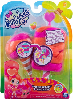 Candylocks - Candylocks Posie Peach Pets Fin-Chill