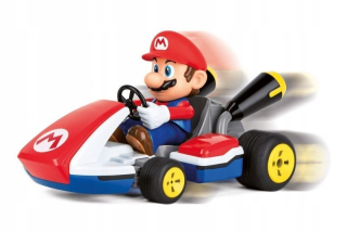 Super Mario - Carrera Vozidlo RC Mario Cards Závodné karty so zvukom