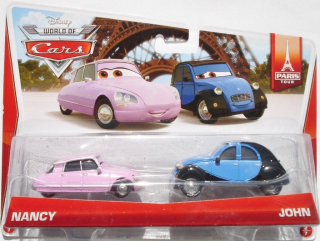 McQueen - Autá 2 autá Mattel Disney Pixar 1:55 Nancy + John