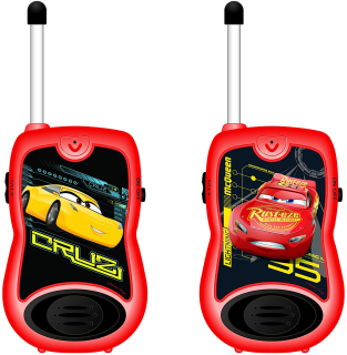 McQueen - Autá Disney Par de Walkie Talians, Dosahovať