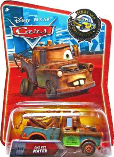 McQueen - Autá Cars Boles šrot s jedným okom očí mater
