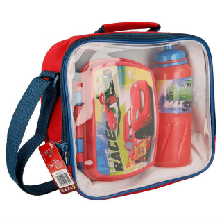 McQueen - Autá - raňajky + fľaša na vodu (530 ml) v aute