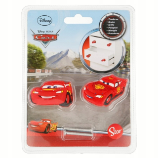 McQueen - Autá - Kľučky nábytku vozidla (2 ks)