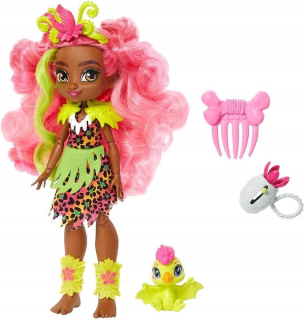 Cave Club - Cave Club Ferness Doll + PET 4+ Mattel