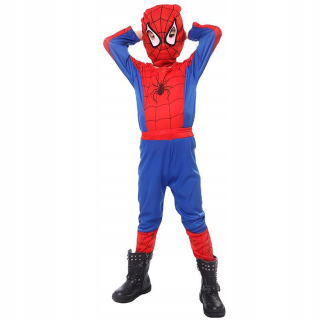 SPIDERMAN - Chlapci deti cosplay kostým spiderman veľkosť l