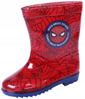 SPIDERMAN - Chlapci, červený galoshes spider-man