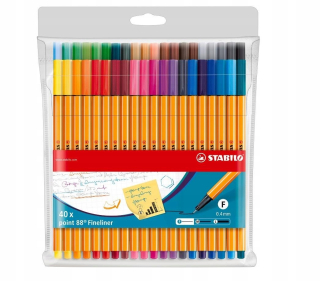 Tinkopis Bod 88 40 Farby STABILO CASE