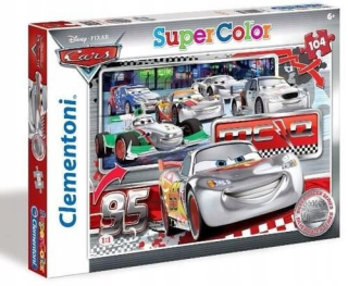 McQueen - Clementoni 27874 Puzzle 104 Autá Silver