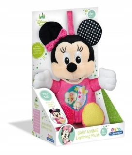 Minnie Mouse - Clementoni dieťa Minnie žiariace plyš 17207