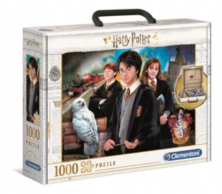 HARRY POTTER - Clementoni puzzle 1000el kufor harry potter