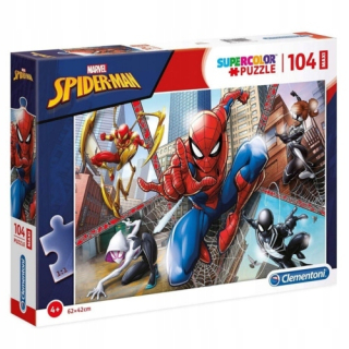 SPIDERMAN - Clementoni Puzzle 104 Maxi Super Color Spider-Man
