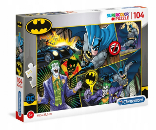 BATMAN -  Clementoni - Puzzle 104 Batman Prvky