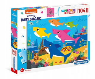 Clementoni - Puzzle 104 Maxi SuperKolor