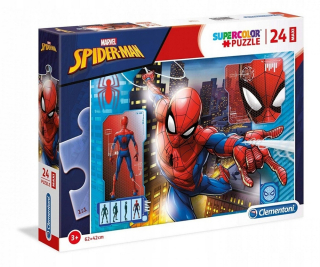 SPIDERMAN - Clementoni Puzzle 24 Maxi Super Color - S