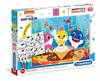 Clementoni - Puzzle 60 Detské žralok