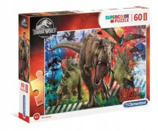 Jurský svet - Clementoni Puzzle 60el Maxi Jurassic World 26456