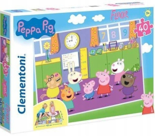 Pepa Pig - Clementoni Floor Puzzles 40 Elemet prasa pep