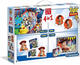 TOY STORY - Clementoni Game Package a Puzzle 4 Toy Story