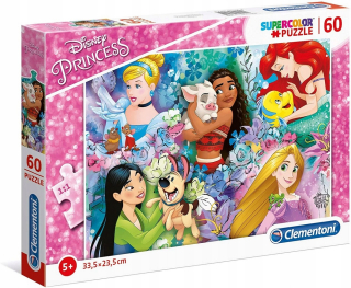 Clementoni Disney Princess Animals 60