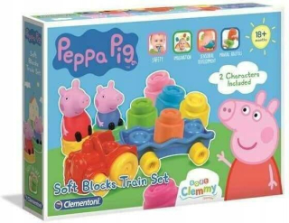 Pepa Pig - Clemmy Pads Train Peppa 18M + Clementoni