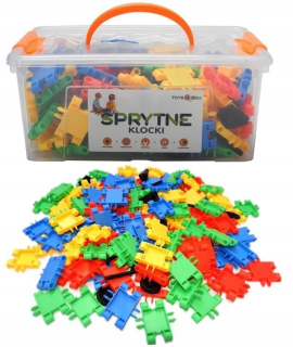 Chytré priestorové stavebné tehly 160 kusov