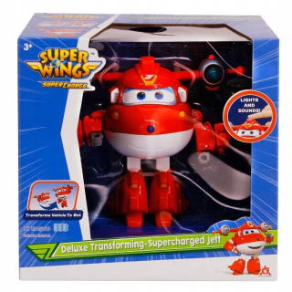 Cobi 740431. Super Wings. Transformujúca sa figúrka deluxe Jett