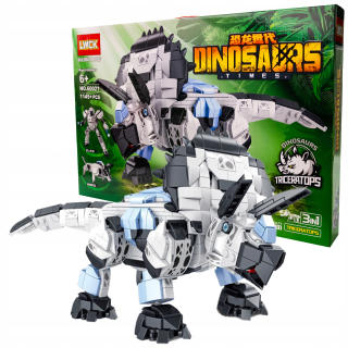 Stavebné bloky 3v1 Dinosaur World Jurassic Triceratops 1145EL